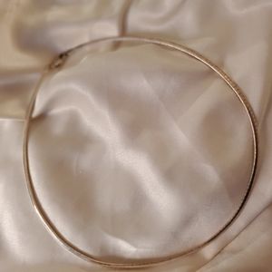 925 Solid silver choker for slides
